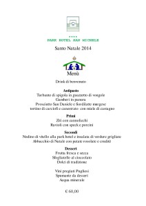 menu santo natale, martina franca